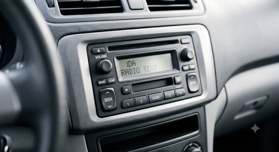 Before — Factory Head Unit — CarPlay Integration