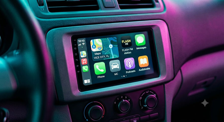 After — Factory Head Unit — CarPlay Integration